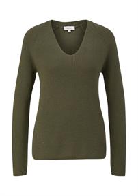 Strickpullover olive2