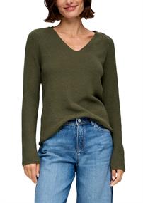 Strickpullover olive2