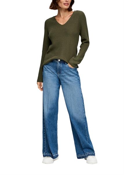 Strickpullover olive2