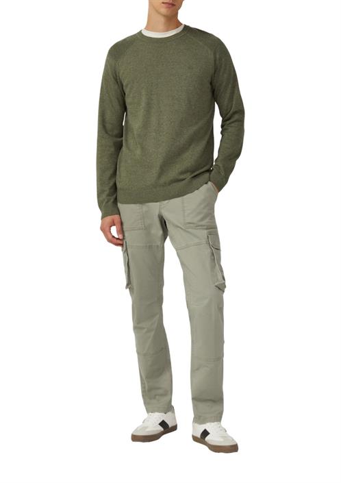 strickpullover-olive