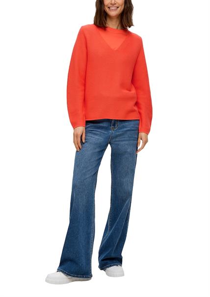 Strickpullover orange