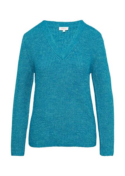 Strickpullover petrol