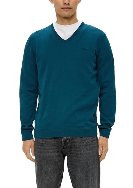 Strickpullover petrol