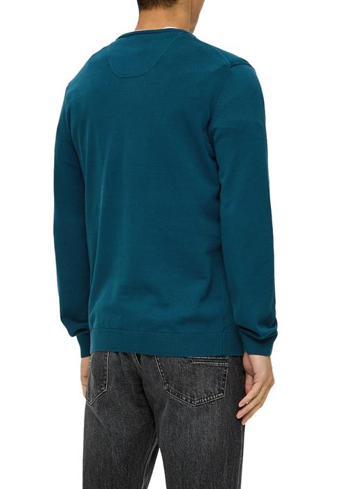 strickpullover-petrol