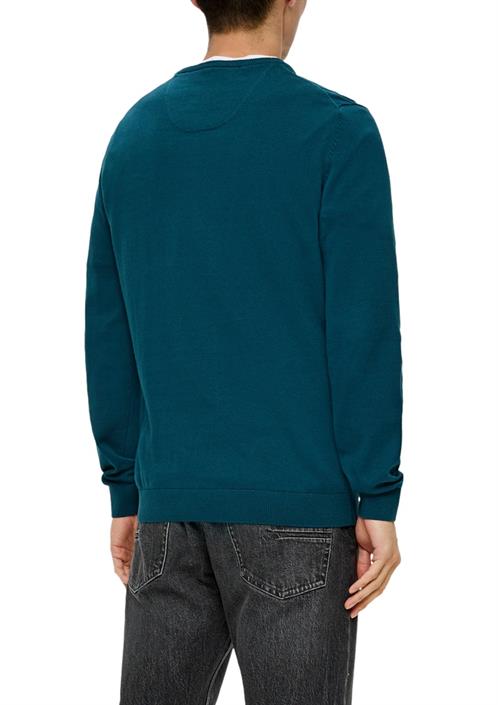 strickpullover-petrol