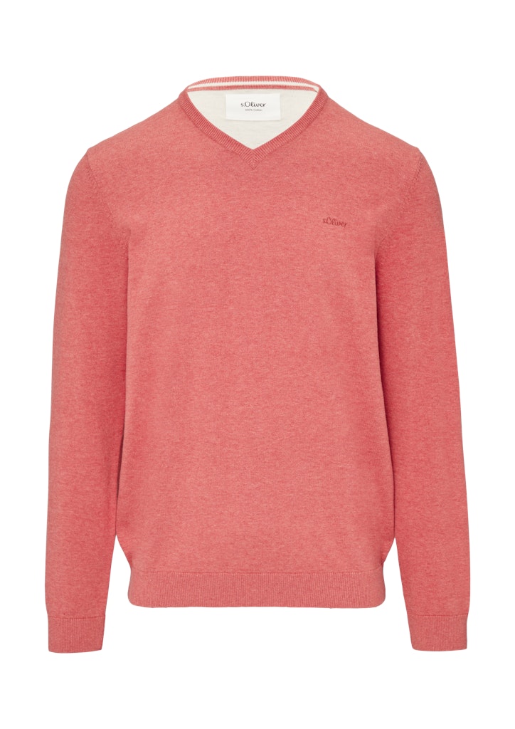 s.Oliver Strickpullover mit Logostickerei günstig online kaufen