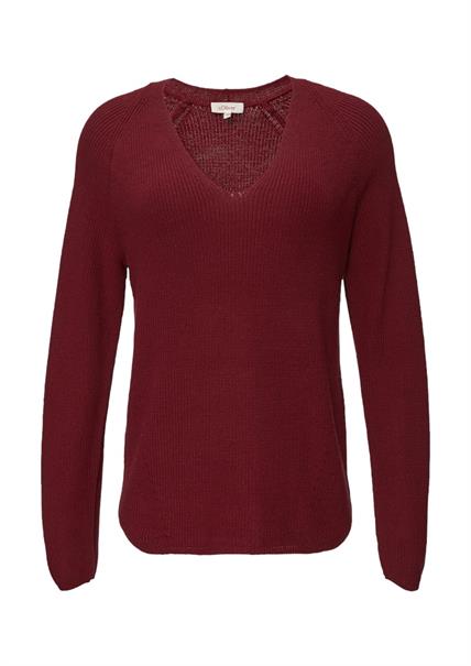 Strickpullover rot