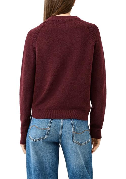 strickpullover-rot