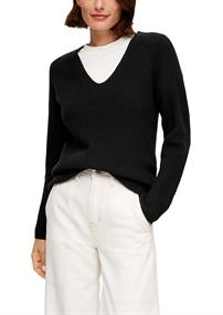 Strickpullover schwarz