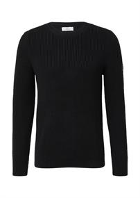 Strickpullover schwarz