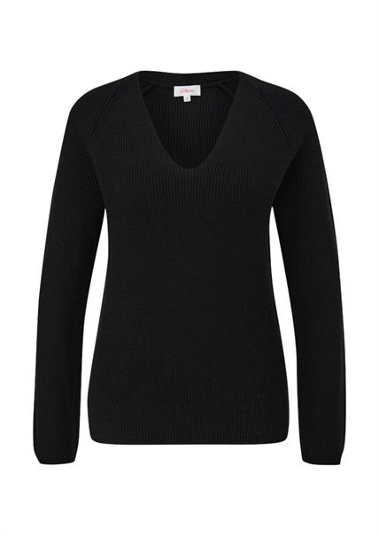 Strickpullover schwarz