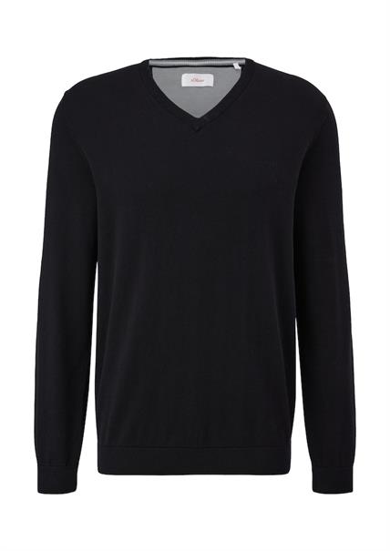 Strickpullover schwarz