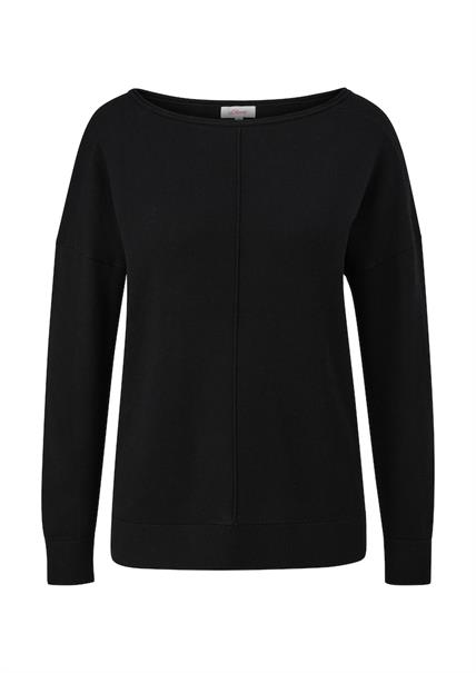 Strickpullover schwarz