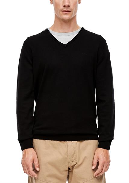 Strickpullover schwarz