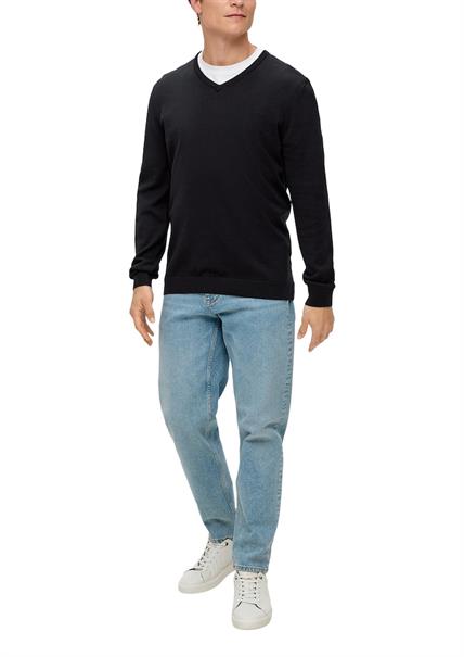 Strickpullover schwarz