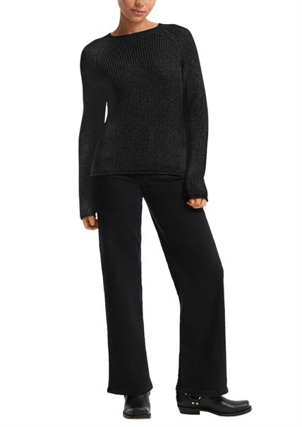 Strickpullover schwarz