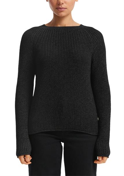 Strickpullover schwarz