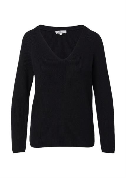 Strickpullover schwarz