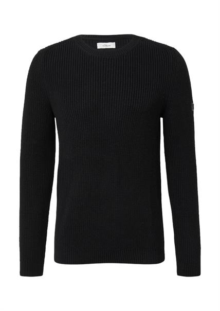 Strickpullover schwarz