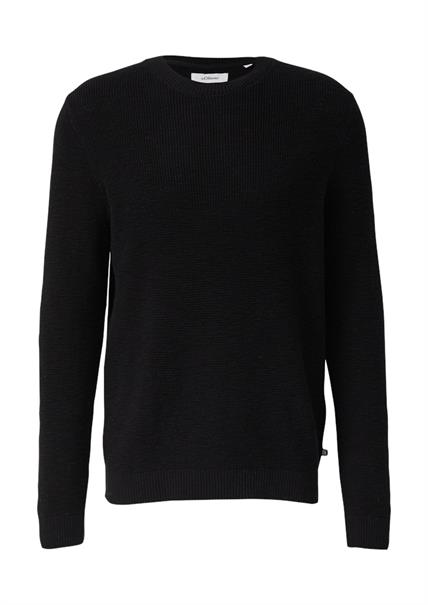 Strickpullover schwarz