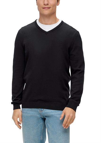 Strickpullover schwarz