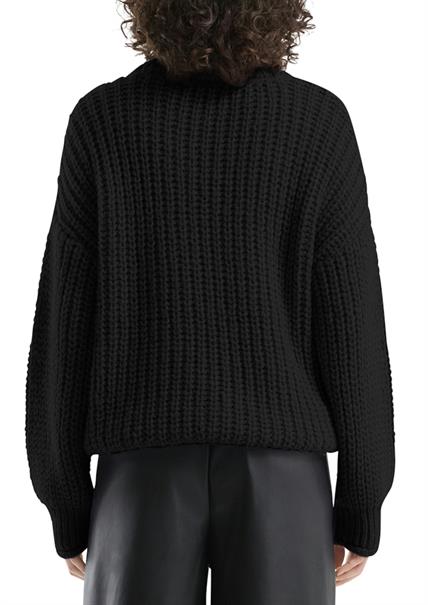 Strickpullover schwarz