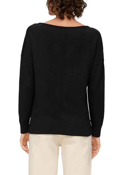 strickpullover-schwarz