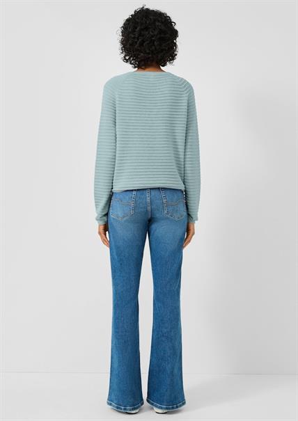 Strickpullover türkis1