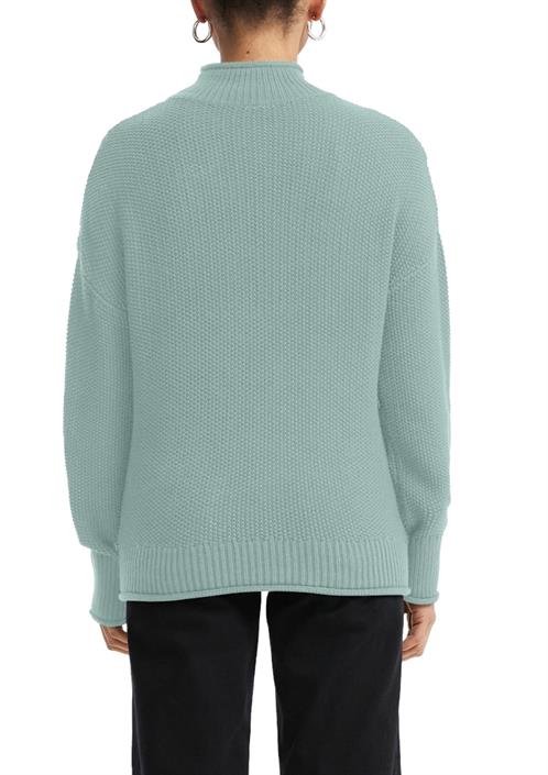 strickpullover-türkis
