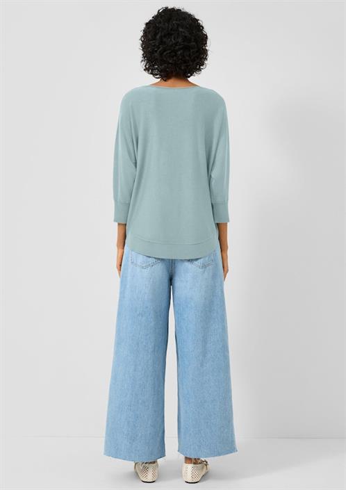 strickpullover-türkis