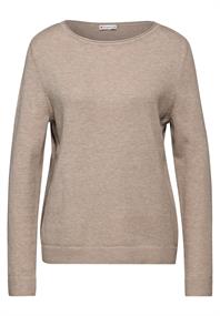 Strickpullover warm taupe mel.