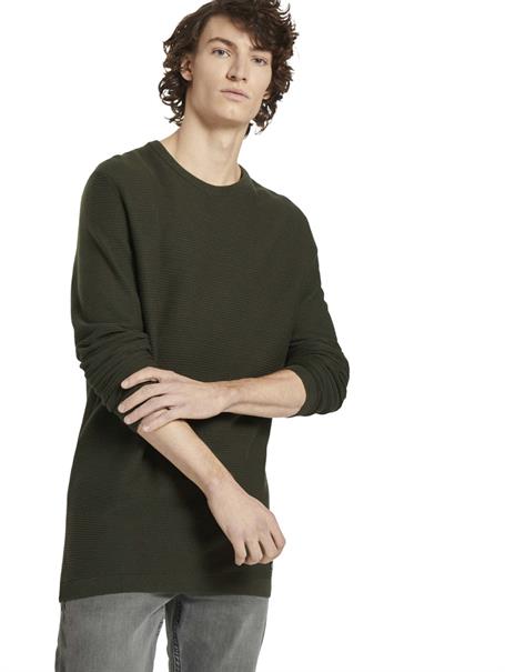 Strickpullover woodland green