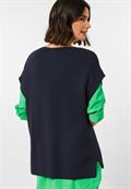 Strickpullunder deep blue