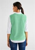 Strickpullunder in Unifarbe light brisk green