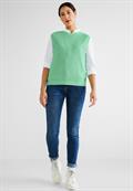 Strickpullunder in Unifarbe light brisk green