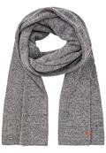 Strickschal aus reiner Baumwolle cold grey melange