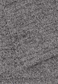 Strickschal aus reiner Baumwolle cold grey melange