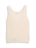 Stricktop mit V-Ausschnitt dove white