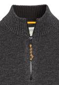 Stricktroyer aus Baumwollmix asphalt
