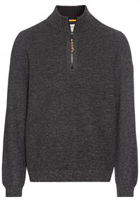 Stricktroyer aus Baumwollmix asphalt