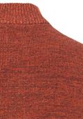 Stricktroyer aus Baumwollmix brick red
