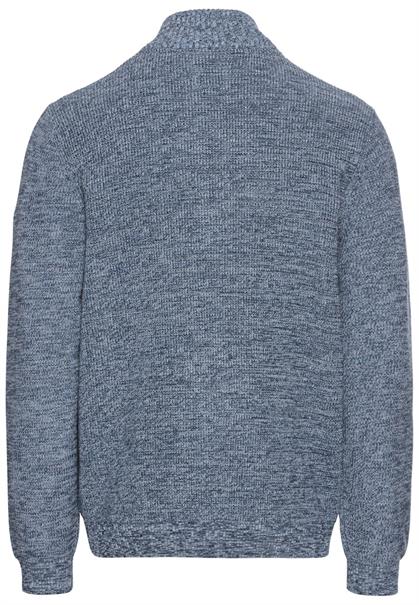 Stricktroyer aus Baumwollmix denim blue