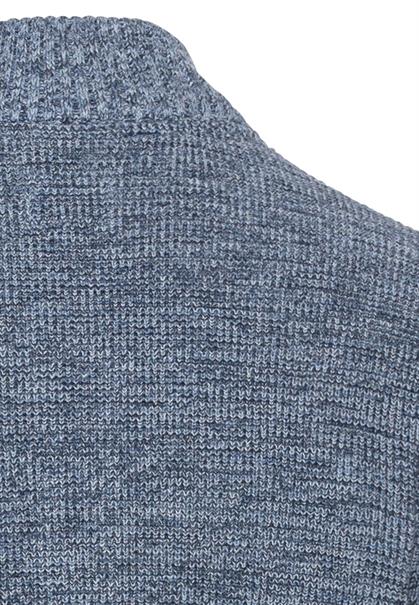 Stricktroyer aus Baumwollmix denim blue