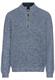 Stricktroyer aus Baumwollmix denim blue