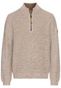 Stricktroyer aus Baumwollmix sand