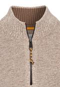 Stricktroyer aus Baumwollmix sand