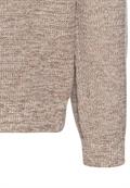 Stricktroyer aus Baumwollmix sand