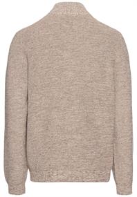 Stricktroyer aus Baumwollmix sand