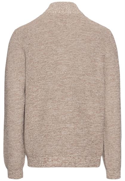 Stricktroyer aus Baumwollmix sand