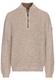 Stricktroyer aus Baumwollmix sand
